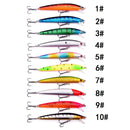 Conjunto 10 Iscas Artificiais Minnow - 10 Centímetros